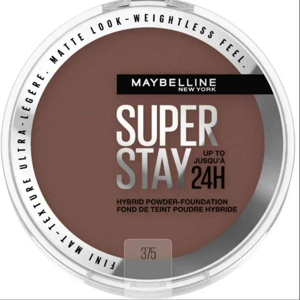 SEALED Maybelline Super Stay 24H Hybrid Powder-Foundation - #375